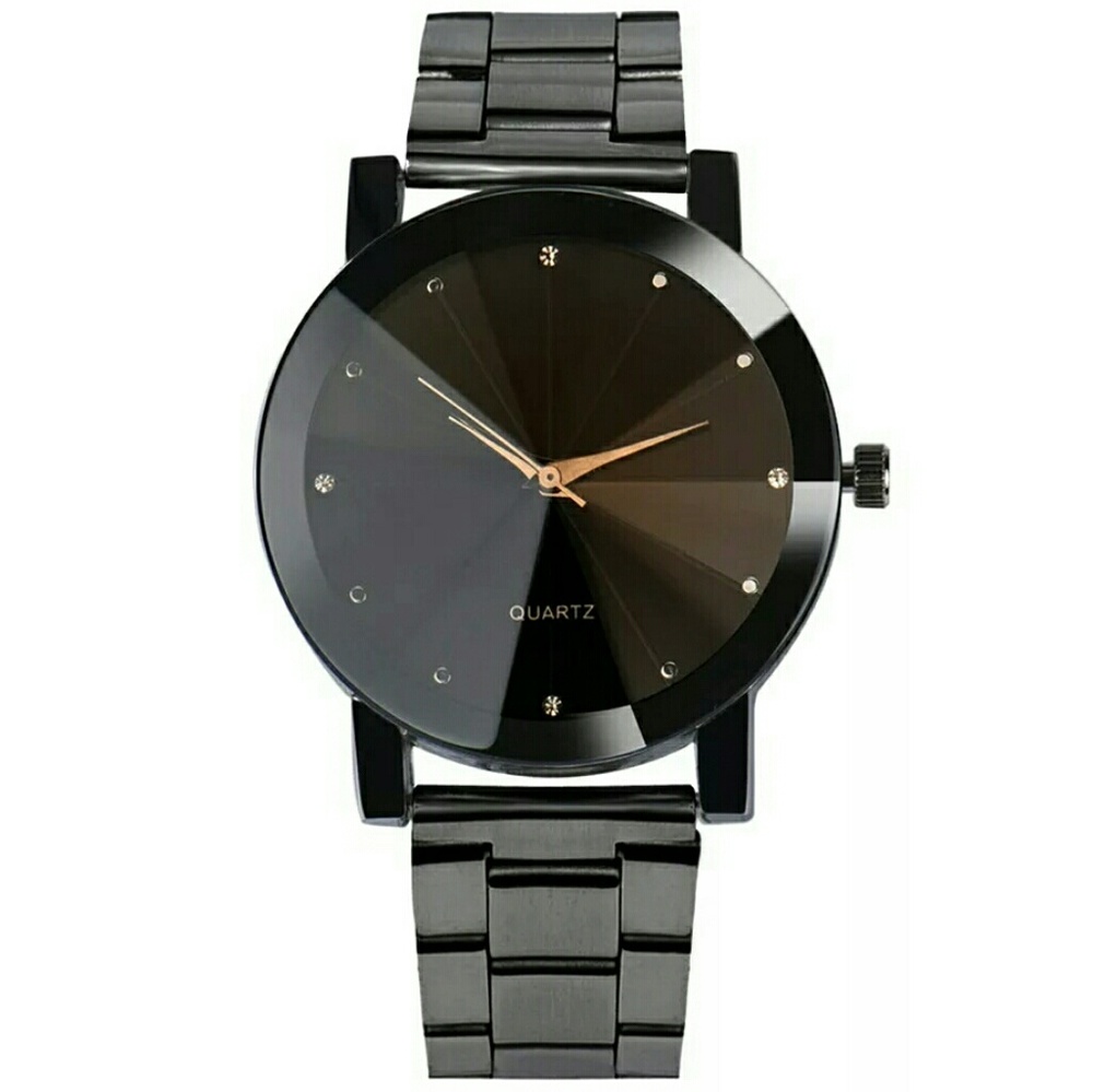 ● 2 / $15 ●  NEW MEN'S STAINLESS STEEL BAND WATCH - Picture 3 of 7